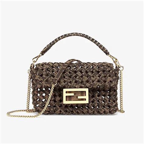 fendi jacquard bag|fendi baguette bag.